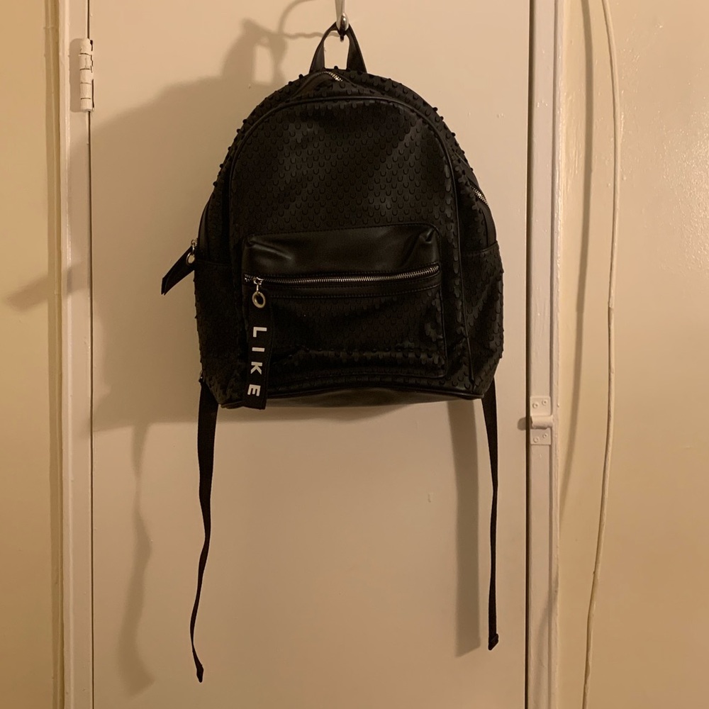 Zara leather book bag